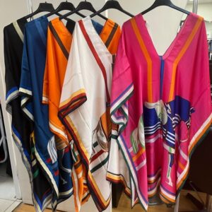 Kaftan Ladies Cover - Up Beach Wear Holiday Throw Horse Design - Elsie Range