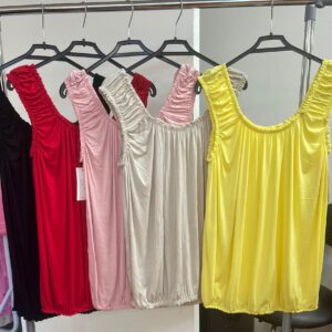 Gypsy Style Vest Top In Range of Colours - Romany Range