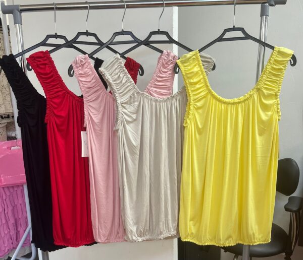 Gypsy Style Vest Top In Range of Colours - Romany Range