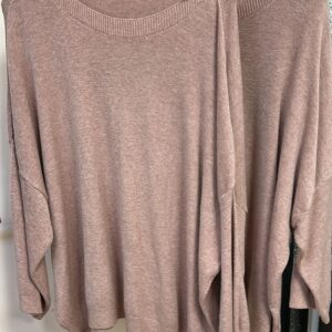 Light Weight Wool Jumper in Solid Colour in Oat - Oarleigh