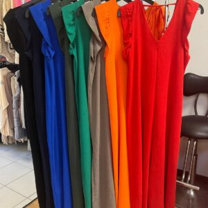 Elegant Jumpsuit Sleeve Low Back with Tie - Malibu Range