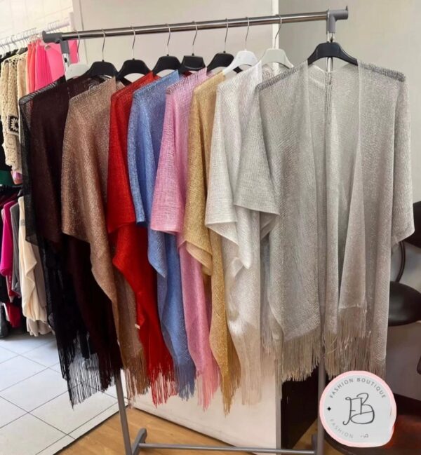 Glitter Kaftan Cover Up Ideal for Holidays or Beach Multiple Colours - Darcie Range