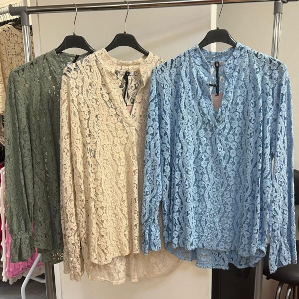 Lace Still Top with Vest underlay to prevent being see through - Sally Range - Image 2