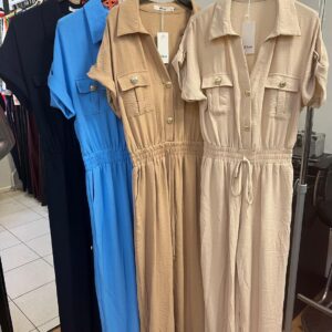 Safari Style Jumpsuit Lightweight and Cool - Savannah Range