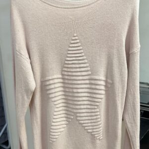 Lightweight Jumper Crew Neck with Star Embossed Design - Star Range