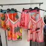 Fun Shorts Co Ord Set Spaghetti Strap  - Tessa Range