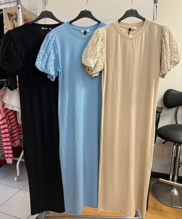 Summer Dress With Detailing on Arms T-Shirt Dress Long - Fruity Loo
