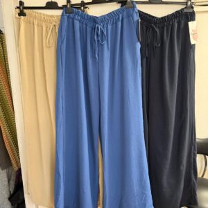 Smart Solid Colour Trousers Elasticated for Comfort - Tina Range