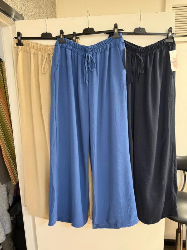 Smart Solid Colour Trousers Elasticated for Comfort - Tina Range