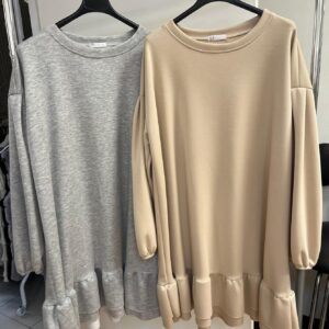 Ladies Jumper Dress for Autumn Winter Warm Round neck Long Sleeves - Bobbi Range